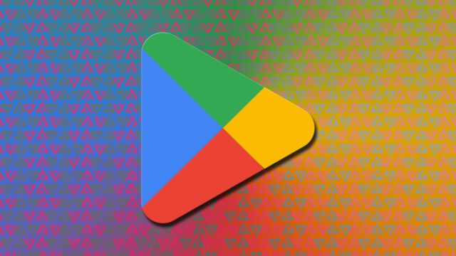 Uma foto do ícone do aplicativo Play Store do Google na gaveta de aplicativos Android.