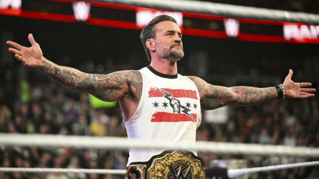 CM Punk on Monday Night RAW