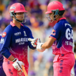 Yashasvi Jaiswal-Vaibhav Sooryavanshi proporciona um início forte enquanto RR atinge 95 corridas