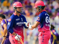 Yashasvi Jaiswal-Vaibhav Sooryavanshi proporciona um início forte enquanto RR atinge 95 corridas Yashasvi Jaiswal-Vaibhav Sooryavanshi proporciona um início forte enquanto RR atinge 95 corridas