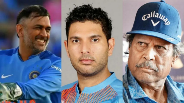 Yuvraj Singh pede desculpas a MS Dhoni, Kapil Dev em Yuvraj Singh pede desculpas a MS Dhoni, Kapil Dev em nome de seu pai Yograj