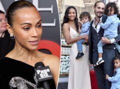 Zoe Saldaña sobre os desafios de criar 3 filhos: ‘Os homens são flores delicadas’ Zoe Saldaña sobre os desafios de criar 3 filhos: ‘Os homens são flores delicadas’