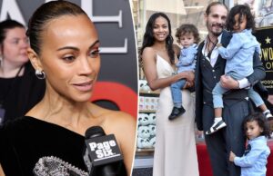 Zoe Saldaña sobre os desafios de criar 3 filhos: ‘Os homens são flores delicadas’ Zoe Saldaña sobre os desafios de criar 3 filhos: ‘Os homens são flores delicadas’