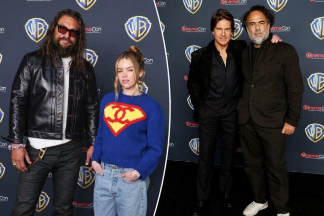 apregoa 'Supergirl', novo filme de Tom Cruise no CinemaCon antes apregoa 'Supergirl', novo filme de Tom Cruise no CinemaCon antes da fusão com a Paramount