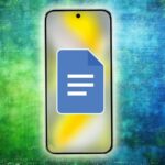 Ícones do Google Docs flutuando ao redor do logotipo da Gemini.