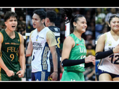 AO VIVO: Finais de voleibol da temporada 88 da UAAP, jogo 2: FEU vs NU, La Salle vs NU ATUALIZAÇÕES AO VIVO: Finais de vôlei da temporada 88 da UAAP, jogo 2 em 9 de maio - FEU vs NU (masculino), La Salle vs NU (feminino).