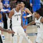 NBA marca hoje Victor Wembanyama Spurs x Thunder Jogo 4 NBA Playoffs West finais