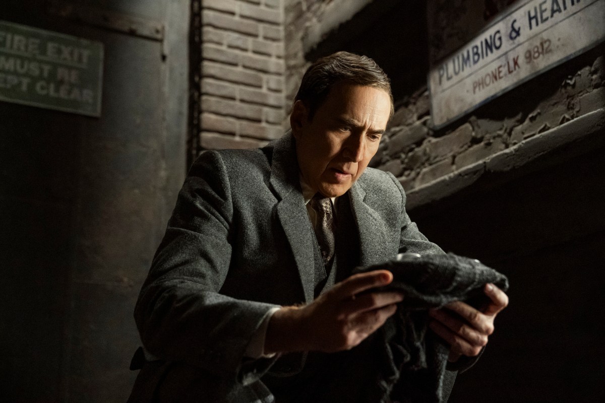 Ben Reilly/Spiderman (Nicolas Cage) in SPIDER-NOIRPhoto: Aaron Epstein/Prime© Amazon Content Services LLC