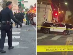3 pessoas baleadas em Skid Row enquanto o suspeito entrega uma mensagem sombria às vítimas antes de puxar o gatilho 3 pessoas baleadas em Skid Row enquanto o suspeito entrega uma mensagem sombria às vítimas antes de puxar o gatilho