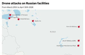 A Ucrânia está a atingir instalações petrolíferas no interior da Rússia. O aumento dos preços dos combustíveis pode atenuar o impacto Yahoo news home