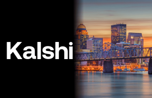 A ação coletiva de Kentucky desafia Kalshi como supostas operações ilegais de jogos de azar Logotipo de Kalshi ao lado do horizonte de Louisville, Kentucky, destacando ação coletiva sobre supostas operações ilegais de jogos de azar no mercado de previsão de esportes