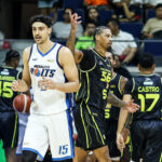 Meralco Bolts importou Patrick Gardner durante um jogo contra TNT Tropang 5G no jogo 4 das semifinais da PBA Commissioner's Cup de 2026.