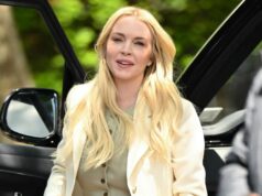 A bolsa de 5 dígitos de Lindsay Lohan contém absolutamente tudo Kelly Rutherford é vista durante o 79º Festival Anual de Cinema de Cannes em 13 de maio de 2026 em Cannes, França.