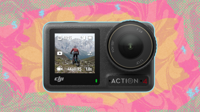 A câmera 4K Osmo Action 4 da DJI caiu para DJI Osmo Ação 4