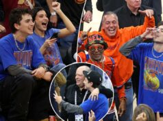 A celebração épica de Timothée Chalamet nos Knicks inclui o abraço de Leon Rose: ‘Motherf – king Finals’ A celebração épica de Timothée Chalamet nos Knicks inclui o abraço de Leon Rose: 'Motherf – king Finals'