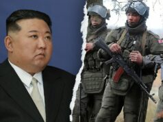 A doutrina extrema do campo de batalha da Coreia do Norte revelada por Kim Jong Un durante o discurso A doutrina extrema do campo de batalha da Coreia do Norte revelada por Kim Jong Un durante o discurso