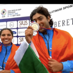 A dupla indiana Neeru-Vivaan ganha o bronze por equipes mistas na Copa do Mundo ISSF