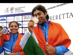 A dupla indiana Neeru-Vivaan ganha o bronze por equipes mistas na Copa do Mundo ISSF A dupla indiana Neeru-Vivaan ganha o bronze por equipes mistas na Copa do Mundo ISSF