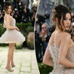 A efervescente Eileen Gu irrompe no tapete vermelho do Met Gala 2026 com um vestido feito de bolhas de vidro de 15K