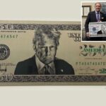 A equipe de Trump pressiona por uma nova nota de US$ 250 com a cara dele – mas há um grande problema