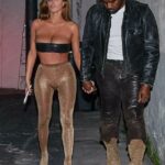 A esposa de Kanye West, Bianca Censori, vestiu-se com pouca roupa para uma noite na cidade com seu marido em Hollywood na segunda-feira