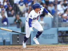 A estreia de Kiké Hernández na temporada valeu a pena esperar pelos Dodgers Shohei Ohtani #17 e Andy Pages #44 do Los Angeles Dodgers comemoram uma corrida marcada para assumir a liderança por 4-3 após uma rebatida dupla do companheiro de equipe Freddie Freeman #5 durante a sétima entrada contra o Colorado Rockies no Dodger Stadium em 25 de maio de 2026 em Los Angeles, Califórnia.