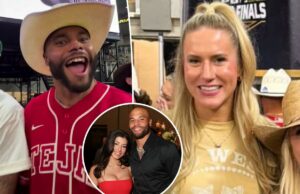 A estrela da NFL Dak Prescott foi flagrada se aconchegando com a dama de honra da ex-noiva Sarah Jane Ramos A estrela da NFL Dak Prescott foi flagrada se aconchegando com a dama de honra da ex-noiva Sarah Jane Ramos