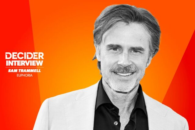A estrela de 'Euphoria' Sam Trammell também ficou surpreso com A estrela de 'Euphoria' Sam Trammell também ficou surpreso com sua cena de sexo Saran Wrap de tamanho industrial: “Foi completamente inesperado”