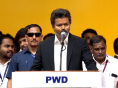 A estrela de cinema indiana Vijay torna-se ministro-chefe de Tamil Nadu A estrela de cinema indiana Vijay torna-se ministro-chefe de Tamil Nadu