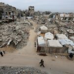A expansão da 'linha laranja' de Israel aperta zonas mortais proibidas em Gaza