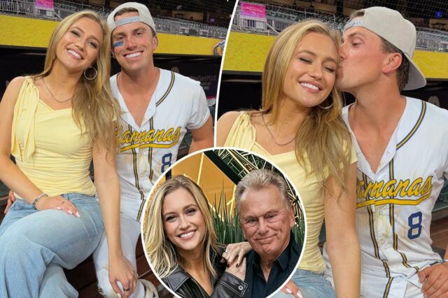 A filha de Pat Sajak, Maggie, entra em sua era WAG no jogo do namorado estrela de Savannah Bananas
