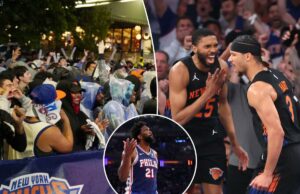 A invasão dos fãs dos Knicks na Filadélfia parece inevitável – apesar do apelo de Joel Embiid A invasão dos fãs dos Knicks na Filadélfia parece inevitável – apesar do apelo de Joel Embiid
