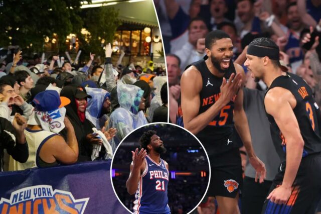 A invasão dos fãs dos Knicks na Filadélfia parece inevitável – apesar do apelo de Joel Embiid

