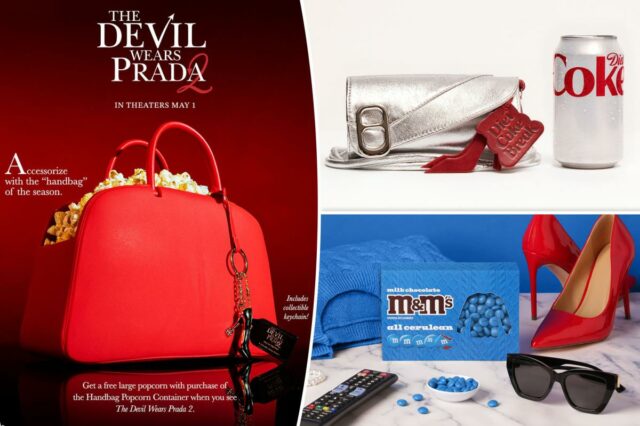 A mania de marketing de 'O Diabo Veste Prada 2' transforma pipoca e Diet Coke em alta costura
