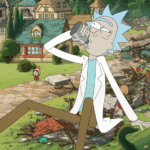 Rick e Morty em uma foto da 9ª temporada (Adult Swim)