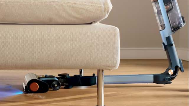 Shark PowerDetect Speed ​​​​Limpo e Vazio | Aspirador de pó sem fio com esvaziamento automático | Aspirador portátil leve e recarregável | Carpetes, pisos duros e pêlos de animais de estimação | Tempo de execução de 60 minutos | Azul Gelo | IA3241