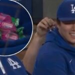 A pegadinha do chiclete da nona entrada dos Dodgers sobre Yoshinobu Yamamoto toma a internet como uma tempestade