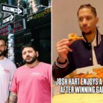 A pizzaria por trás da fatia viral pós-jogo de Josh Hart revela como eles colocaram as tortas no MSG