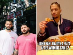 A pizzaria por trás da fatia viral pós-jogo de Josh Hart revela como eles colocaram as tortas no MSG A pizzaria por trás da fatia viral pós-jogo de Josh Hart revela como eles colocaram as tortas no MSG
