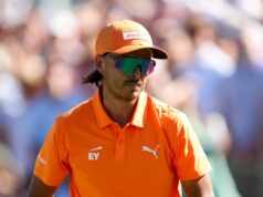 A previsão de Rickie Fowler surge após o vice-campeonato no Truist Championship CHARLOTTE, NORTH CAROLINA - MAY 10: Rickie Fowler looks on while playing the 18th hole during the final round of the Truist Championship 2026 at Quail Hollow Country Club on May 10, 2026 in Charlotte, North Carolina. (Photo by Andrew Redington/Getty Images)