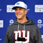 O técnico do New York Giants, John Harbaugh, falando em entrevista coletiva.