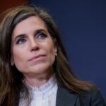 U.S. Rep. Nancy Mace (R-SC) speaks to the media after attending Congressional briefings on Iran at the U.S. Capitol on March 3, 2026 in Washington, DC. Trump administration Cabinet officials will be briefing all lawmakers in the House and Senate on U.S. and Israeli attacks on Iran.