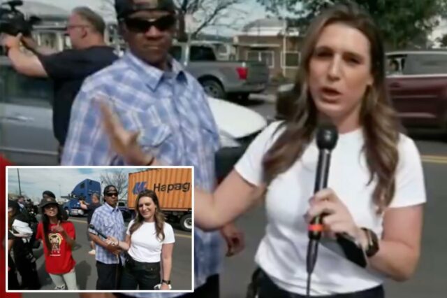 A resposta contundente do repórter da Fox News ao manifestante anti-ICE desbocado que interrompe o tiro ao vivo
