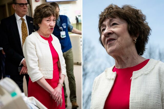 A senadora do Maine, Susan Collins, revela o diagnóstico de 'tremor essencial': 'Não teve absolutamente nenhum impacto'
