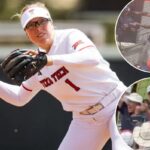 Jason Williams comemora com Texas Tech no campo do Florida Gators.