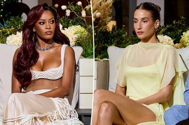 A troca de mensagens privada de Ciara Miller pega Amanda A troca de mensagens privada de Ciara Miller pega Amanda Batula mentindo durante a acalorada reunião de 'Summer House'