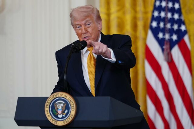 A turnê de 'vingança' de Trump percorrendo o Sul após a vitória na Indy
