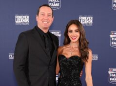 A viúva de Kyle Busch revelou plano para após sua morte em um clipe ressurgido GettyImages-2257860888 Lenda da NASCAR Kyle Buschs Guia da família Samantha