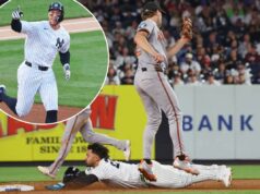 Aaron Judge imediatamente dá o tom enquanto os Yankees dominam os Orioles para completar a raspagem Aaron Judge (99) home run de 2 corridas durante o primeiro turno, quando o New York Yankees jogou contra o Baltimore Orioles na segunda-feira, 4 de maio de 2026, no Yankee Stadium, no Bronx, NY.