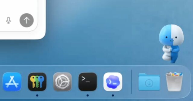 Acho que acabei de codificar Lil Finder Guy no meu Mac
